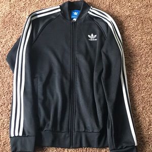 Adidas Black Zip up size Small